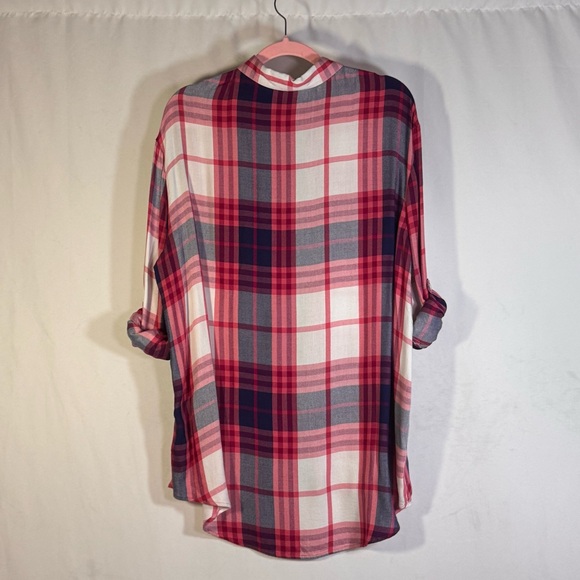 Express Plaid Button-Down Shirt - Picture 6 of 7